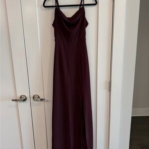 Birdy Grey 	Ash Crepe Dress - Cabernet  Maxi Dress
